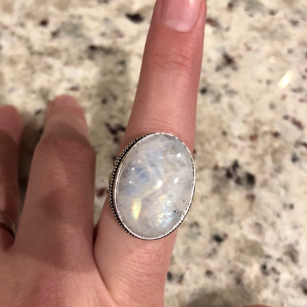 Moonstone ring